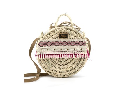 Bolso redondo RENATTA fuxia